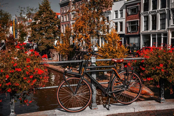 Utrecht Oct 2021 Traditional Dutch Buildings Street View Beautiful Canals — Stock Photo, Image