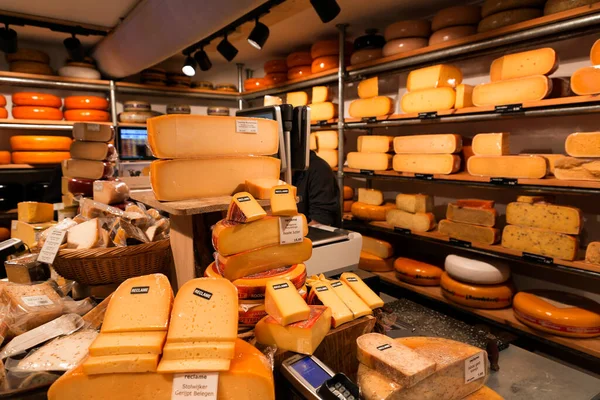 Utrecht Pays Bas Octobre 2021 Différents Types Fromages Traditionnels Néerlandais — Photo