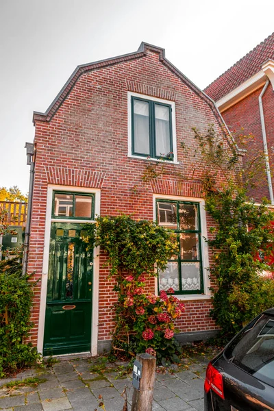 Vista Calle Edificios Tradicionales Holandeses Centro Histórico Ciudad Utrecht Capital — Foto de Stock