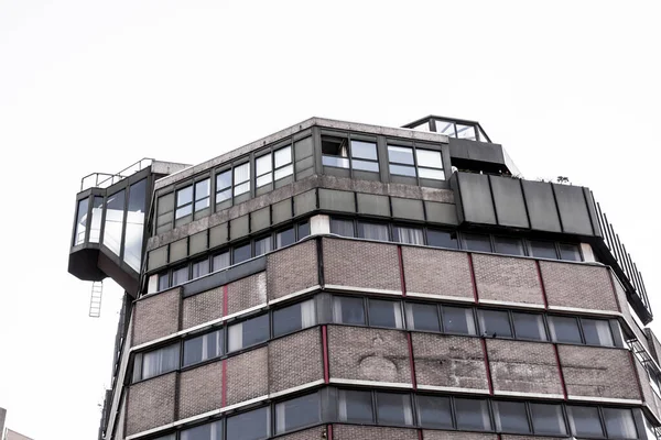 Detail Aus Einem Brutalistischen Gebäude Utrecht Niederlande — Stockfoto