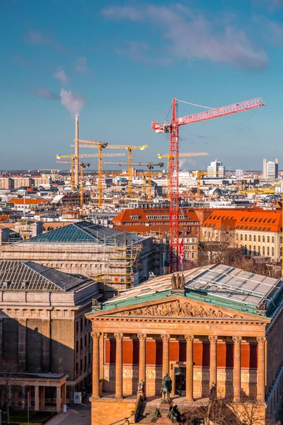 Berlín Alemania Dic 2021 Vista Aérea Berlín Capital Alemana Desde —  Fotos de Stock