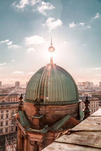 Berlin Germany Dec 2021 Aerial View Berlin German Capital Dome — Stockfoto