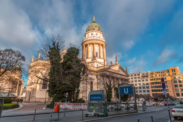 Berlin Almanya Dec 2021 Alman Başkenti Berlin Deki Jandarma Meydanındaki — Stok fotoğraf