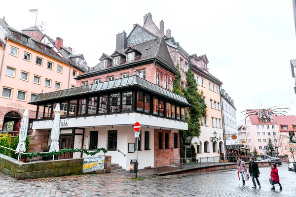 Nuremberg Germany December 2021 Generic Architecture Street View Albrecht Duerer — Zdjęcie stockowe