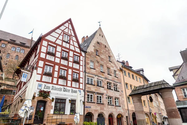 Nuremberg Germany December 2021 Generic Architecture Street View Albrecht Duerer — Stockfoto