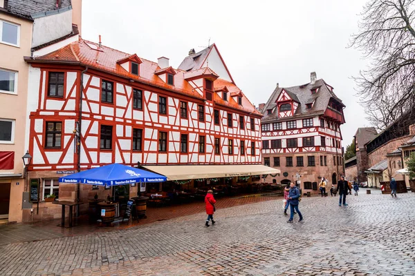 Nuremberg Germany December 2021 Generic Architecture Street View Albrecht Duerer — Stockfoto