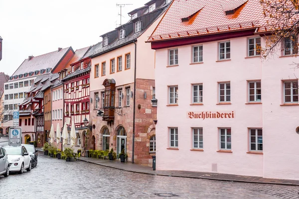 Nuremberg Germany December 2021 Generic Architecture Street View Streets Nuremberg — Zdjęcie stockowe