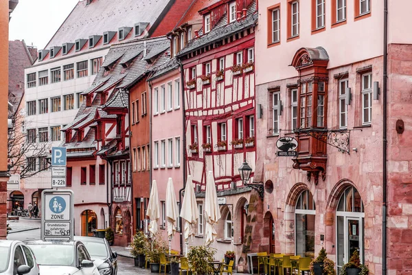 Nuremberg Germany December 2021 Generic Architecture Street View Streets Nuremberg — Stock Fotó