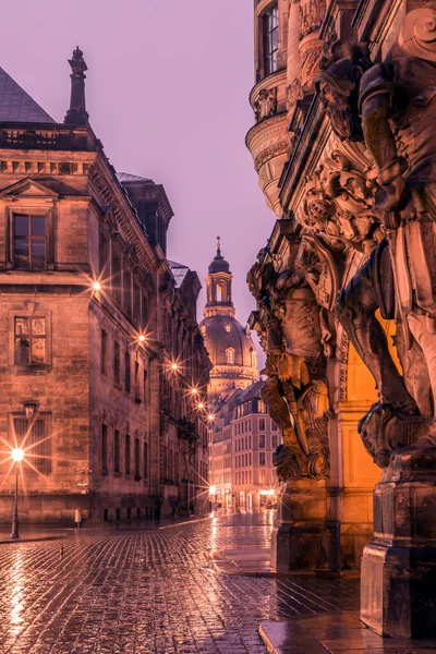 Ancient George Gate Georgentor Old Town Altstadt Dresden Capital Saxony — Stockfoto