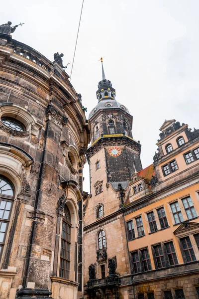 Exterior View Residenzschloss Old Town Dresden Capital Saxony Germany — стоковое фото