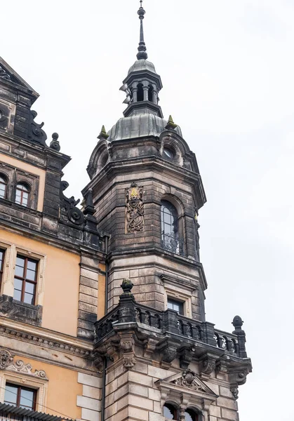 Exterior View Residenzschloss Old Town Dresden Capital Saxony Germany — стоковое фото