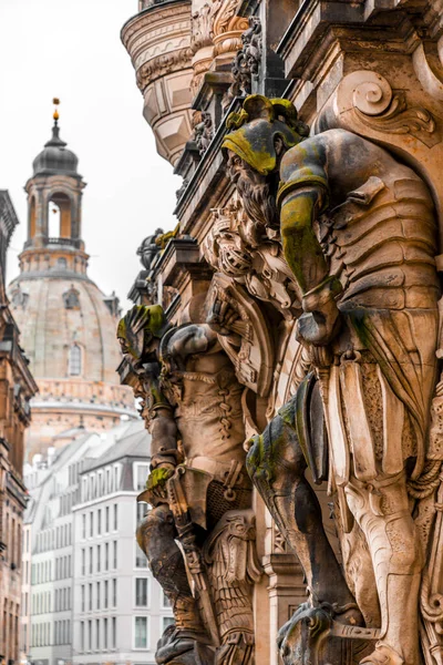 Ancient George Gate Georgentor Old Town Altstadt Dresden Capital Saxony — Stockfoto
