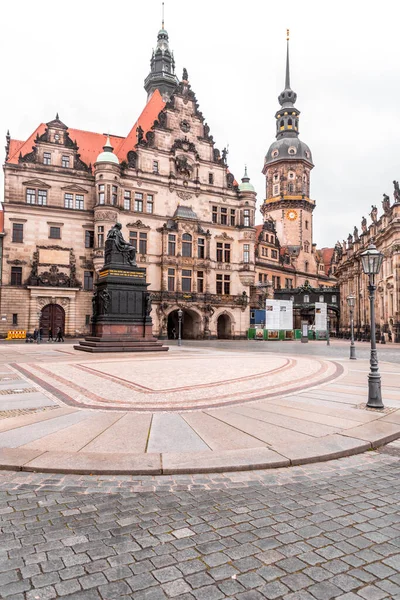 Dresden Germany December 2021 Georgentor Georgenbau Residenzschloss Old Town Dresden — 图库照片