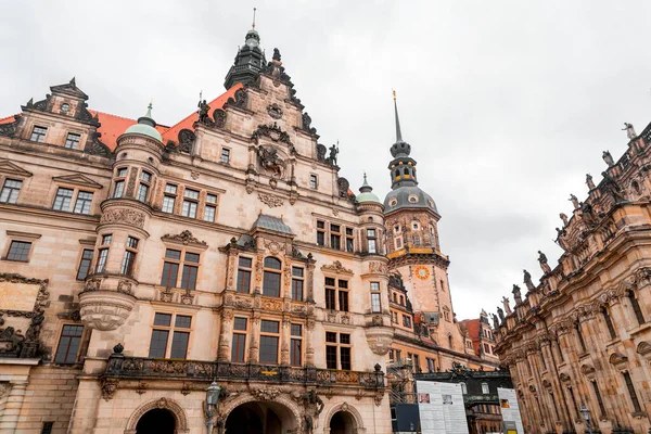 Dresden Germany December 2021 Georgentor Georgenbau Residenzschloss Old Town Dresden — Fotografia de Stock