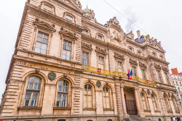 Lyon Frankrijk Januari 2022 Het Hotel Ville Lyon Het Stadhuis — Stockfoto