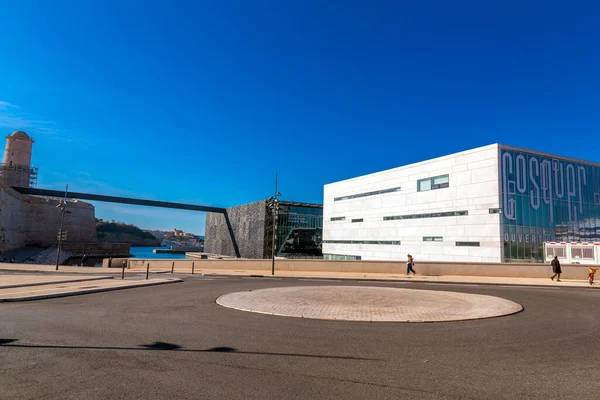 Marselha França Jan 2022 Museu Das Civilizações Européias Mediterrânicas Museu — Fotografia de Stock