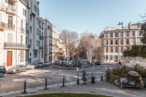 フランス マルセイユ2022年1月28日 南フランスのマルセイユ中心部からの街並み — ストック写真