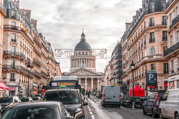 Paris Frankrig Januar 2022 Pantheon Monument Den Arrondissement Paris Frankrig - Stock-foto