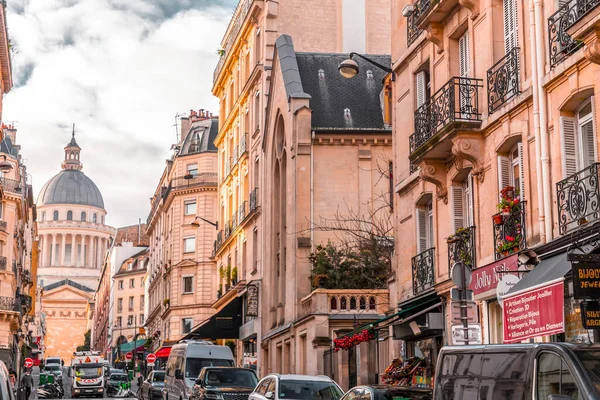 Paris França Janeiro 2022 Panteão Monumento Quinto Arrondissement Paris França — Fotografia de Stock