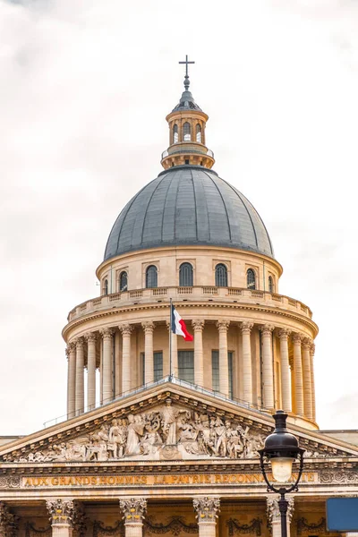 Panteonul Este Monument Din Arondismentul Parisului Franța Folosit Cimitir Pentru — Fotografie, imagine de stoc