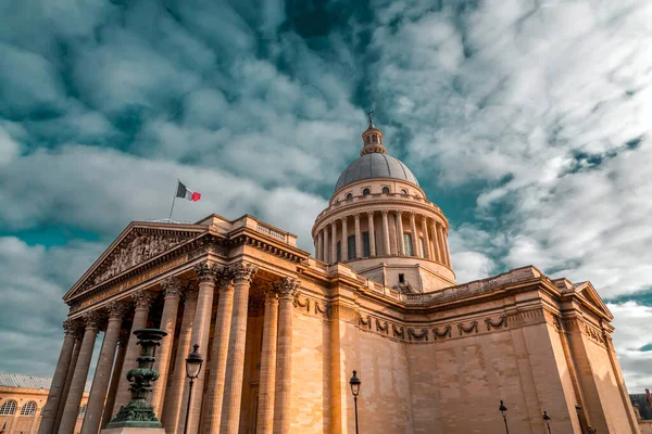 Panteón Monumento Distrito París Francia Utilizado Como Cementerio Para Importantes — Foto de Stock