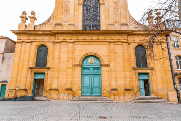 メッツ フランス 2022年1月23日 ノートルダム ラソン Notre Dame Assomption フランス ロレーヌ県メッツ市のシェヴレ通りにある教会 — ストック写真