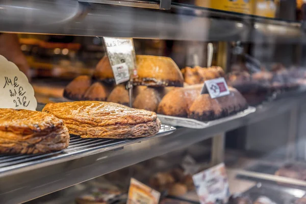 Metz Francia Enero 2022 Surtido Productos Panadería Dulces Franceses Exhibidos — Foto de Stock