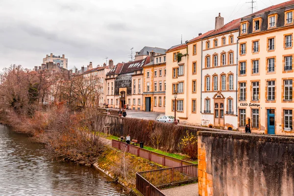 Metz Frankreich Januar 2022 Stadtansichten Von Der Schönen Stadt Metz — Stockfoto