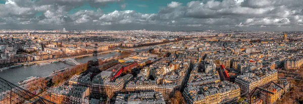 Paris France Janvier 2022 Vue Aérienne Paris Capitale Française Depuis — Photo