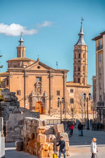 Σαραγόσα Ισπανία Φεβρουαρίου 2022 Εκκλησία Του Αγίου Ιωάννη Του Πανέτα — Φωτογραφία Αρχείου