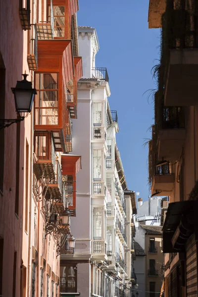 Generieke Architectuur Straatbeeld Historische Stad Granada Autonome Regio Andalusië Spanje — Stockfoto