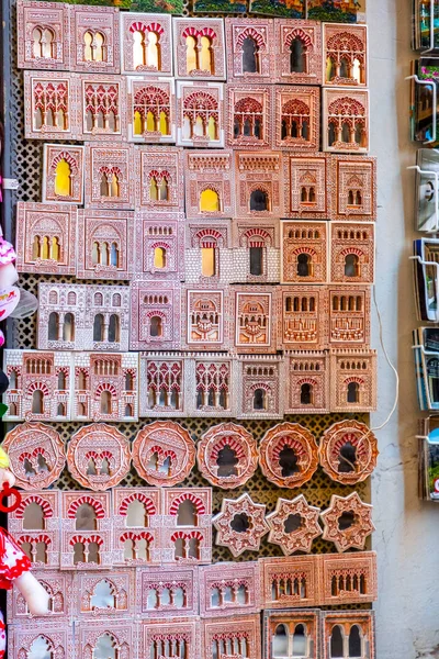 Granada Spain Feb 2022 Decorative Memories Accessories Touristic Item Sold — 스톡 사진