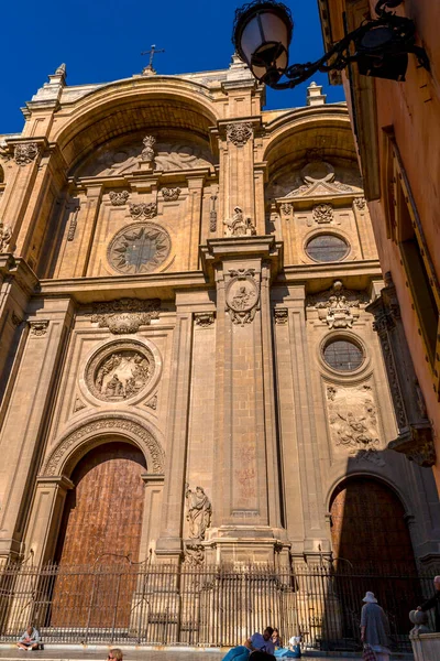 Γρανάδα Ισπανία Φεβρουαρίου 2022 Γρανάδα Μητρόπολη Santa Iglesia Catedral Metropolitana — Φωτογραφία Αρχείου