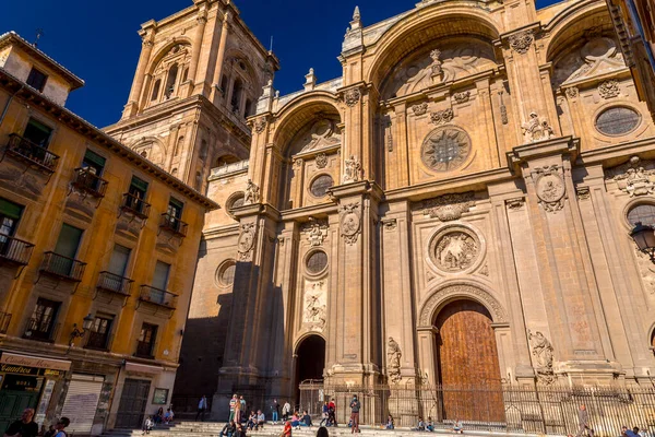 Γρανάδα Ισπανία Φεβρουαρίου 2022 Γρανάδα Μητρόπολη Santa Iglesia Catedral Metropolitana — Φωτογραφία Αρχείου