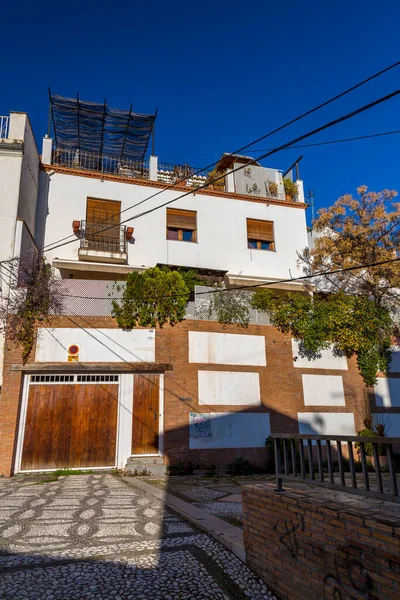 Granada España Febrero 2022 Arquitectura Genérica Vista Calle Ciudad Histórica — Foto de Stock