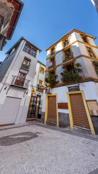 Granada España Febrero 2022 Arquitectura Genérica Vista Calle Ciudad Histórica — Foto de Stock