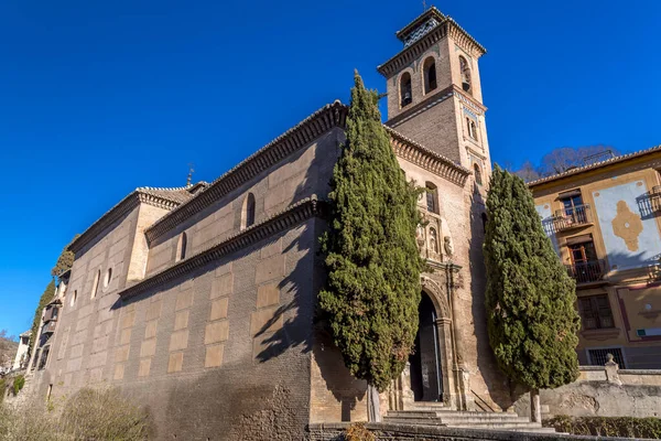 Церковь Сан Гил Санта Ана Гранаде Испания — стоковое фото