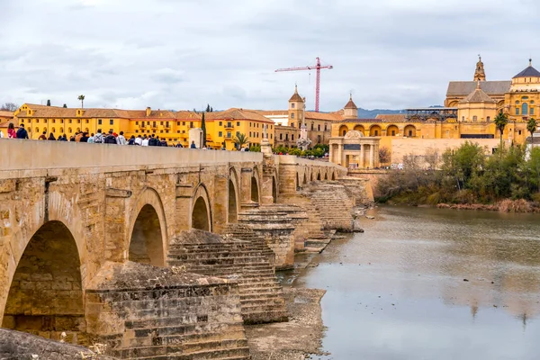Cordoba Spanyolország 2022 Február Római Híd Vagy Puente Romano Calahorra — Stock Fotó