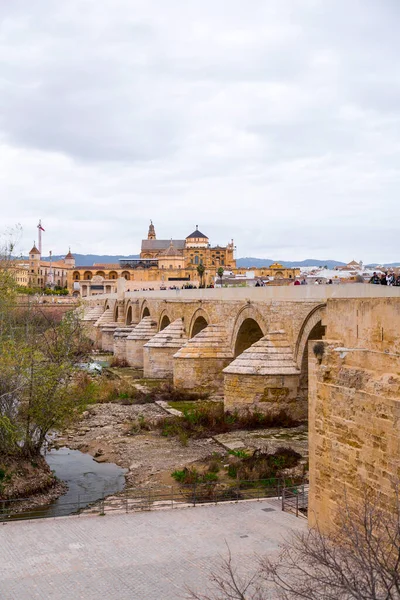 Cordoba Spanyolország 2022 Február Római Híd Vagy Puente Romano Calahorra — Stock Fotó