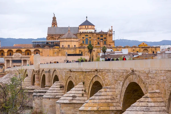 Cordoba Spanya Şubat 2022 Görkemli Cordoba Camii Nden Dış Görünüş — Stok fotoğraf