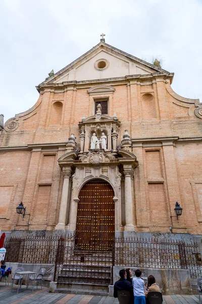 Кордова Испания Февраля 2022 Года Внешний Вид Церкви Санта Ана — стоковое фото