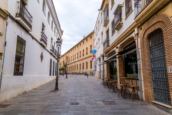 Cordoba Španělsko Února 2022 Pouliční Scéna Tradiční Andalucijskou Architekturou Historickém — Stock fotografie