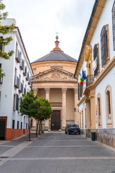 Cordoba Spagna Febbraio 2022 Veduta Esterna Della Chiesa Santa Victoria — Foto Stock