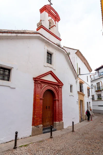 Cordoba Spanyolország 2022 Február Street Scene Traditional Andalucian Architecture Historical — Stock Fotó