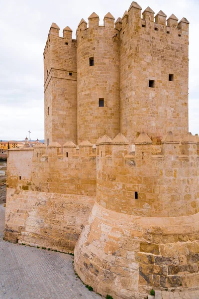 Ponte Romana Puente Romano Torre Calahorra Sobre Rio Guadalquivir Córdoba — Fotografia de Stock