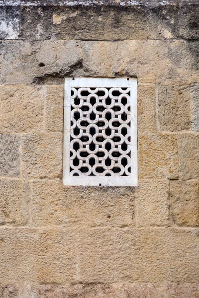 Görkemli Cordoba Camii Nin Dış Görünüşü Dekoratif Ayrıntıları Günümüz Mezquita — Stok fotoğraf