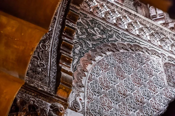 Muhteşem Cordoba Camii Nin Mekanı Dekoratif Detayları Günümüz Mezquita Katedrali — Stok fotoğraf