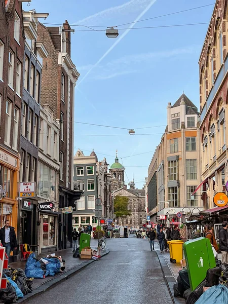 Amsterdam Niederlande Oktober 2021 Street View Und Allgemeine Architektur Amsterdam — Stockfoto