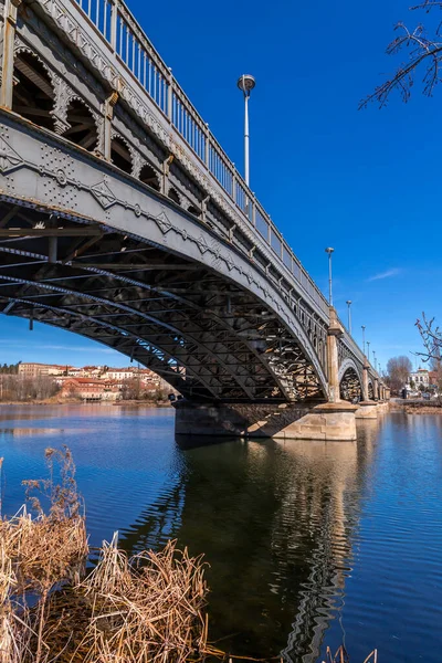 Enrique Estevan Bridge Tormes River Salamanca Castile Leon Spain — 图库照片