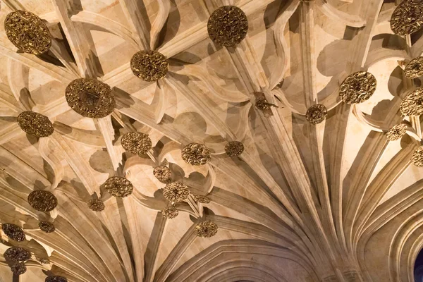 Detalle Desde Interior Iglesia San Esteban Convento Duenas Salamanca España — Foto de Stock